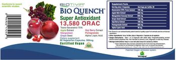 Biotivia Longevity Bioceuticals Bio Quench - supplement