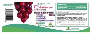 Biotivia Longevity Bioceuticals Bioforte - supplement