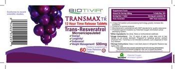 Biotivia Transmax Tr - supplement
