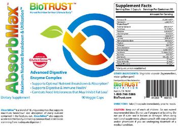 BioTrust AbsorbMax - supplement