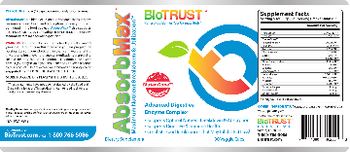 BioTrust Nutrition AbsorbMax - supplement