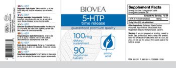 BIOVEA 5-HTP Time Release 100 mg - supplement