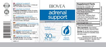 BIOVEA Adrenal Support - herbal supplement