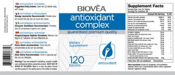 BIOVEA Antioxidant Complex - supplement