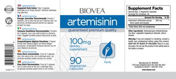 BIOVEA Artemisinin 100 mg - supplement