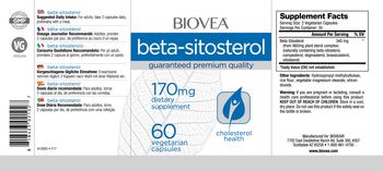 BIOVEA Beta-Sitosterol 170 mg - supplement