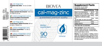 BIOVEA Cal-Mag-Zinc - supplement