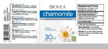 BIOVEA Chamomile - herbal supplement