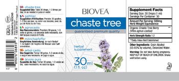 BIOVEA Chaste Tree - herbal supplement