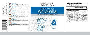 BIOVEA Chlorella 500 mg - supplement