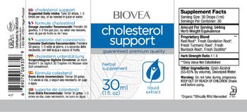 BIOVEA Cholesterol Support - herbal supplement