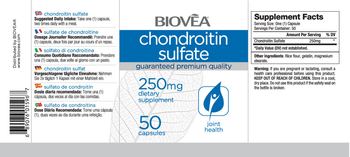 BIOVEA Chondriotin Sulfate 250 mg - supplement