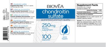 BIOVEA Chondroitin Sulfate - supplement
