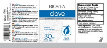 BIOVEA Clove - herbal supplement