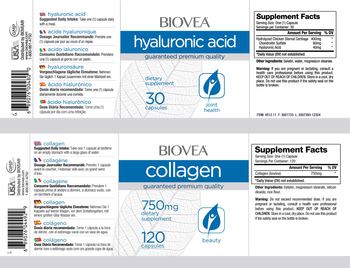 BIOVEA Collagen 750 mg - supplement