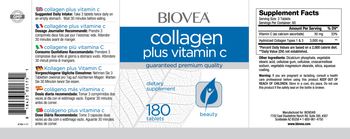BIOVEA Collagen plus Vitamin C - supplement
