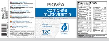 BIOVEA Complete Multi-Vitamin - supplement