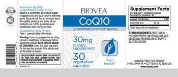 BIOVEA CoQ10 30 mg - supplement