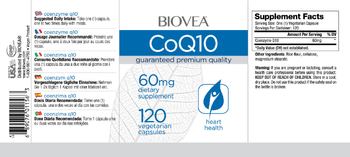 BIOVEA CoQ10 60 mg - supplement