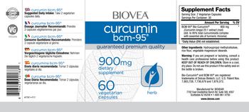 BIOVEA Curcumin BCM-95 900 mg - supplement