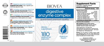 BIOVEA Digestive Enzyme Complex - supplement