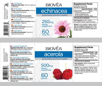 BIOVEA Echinacea 250 mg - supplement