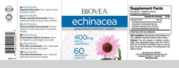 BIOVEA Echinacea 400 mg - supplement