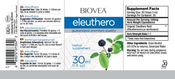 BIOVEA Eleuthero - herbal supplement