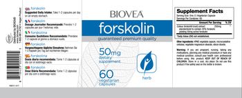 BIOVEA Forskolin 50 mg - supplement