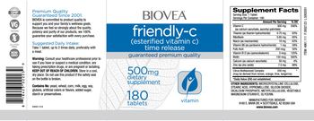 BIOVEA Friendly-C 500 mg - supplement