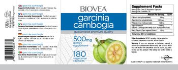 BIOVEA Garcinia Cambogia 500 mg - supplement