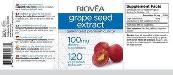 BIOVEA Grape Seed Extract 100 mg - supplement