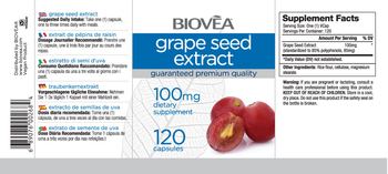 BIOVEA Grape Seed Extract 100 mg - supplement