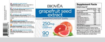 BIOVEA Grapefruit Seed Extract 250 mg - supplement