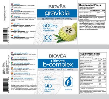 BIOVEA Graviola 500 mg - supplement
