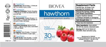 BIOVEA Hawthorn - herbal supplement