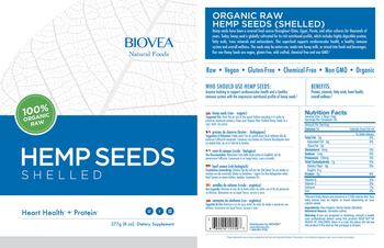 BIOVEA Hemp Seeds - supplement