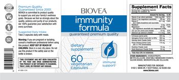 BIOVEA Immunity Formula - supplement