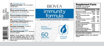 BIOVEA Immunity Formula - supplement