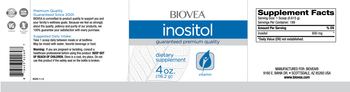 BIOVEA Inositol - supplement
