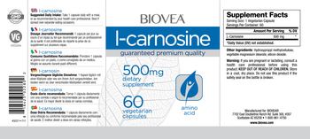 BIOVEA L-Carnosine 500 mg - supplement