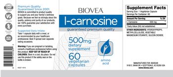 BIOVEA L-Carnosine 500 mg - supplement