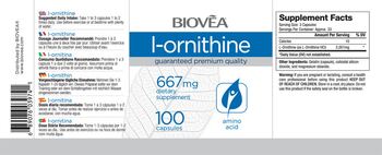 BIOVEA L-Ornithine 667 mg - supplement