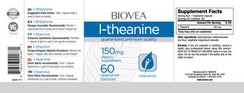 BIOVEA L-Theanine 150 mg - supplement