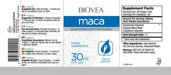 BIOVEA Maca - herbal supplement