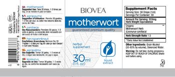BIOVEA Motherwort - herbal supplement