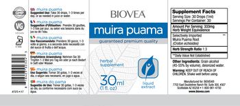 BIOVEA Muira Puama - herbal supplement