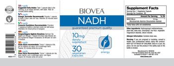 BIOVEA NADH 10 mg - supplement