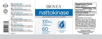BIOVEA Nattokinase 100 mg - supplement