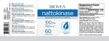 BIOVEA Nattokinase - supplement